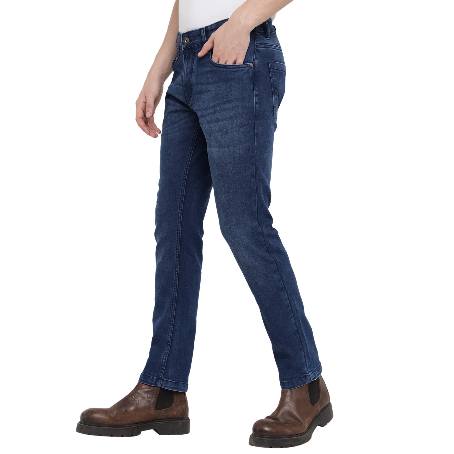 Red Chief Navy Jeans for Men 8560449 156 - Image 5