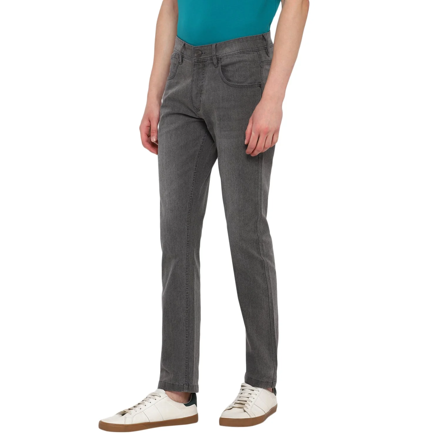 Red Chief Gray Solid Jeans for Men O-8560112 005 - Image 5