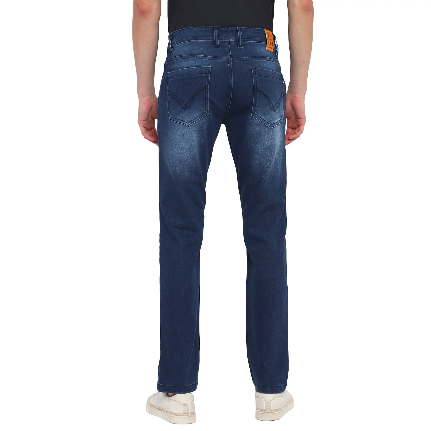 Red Chief Blue Solid Jeans for Men O-8560114 002 - Image 4