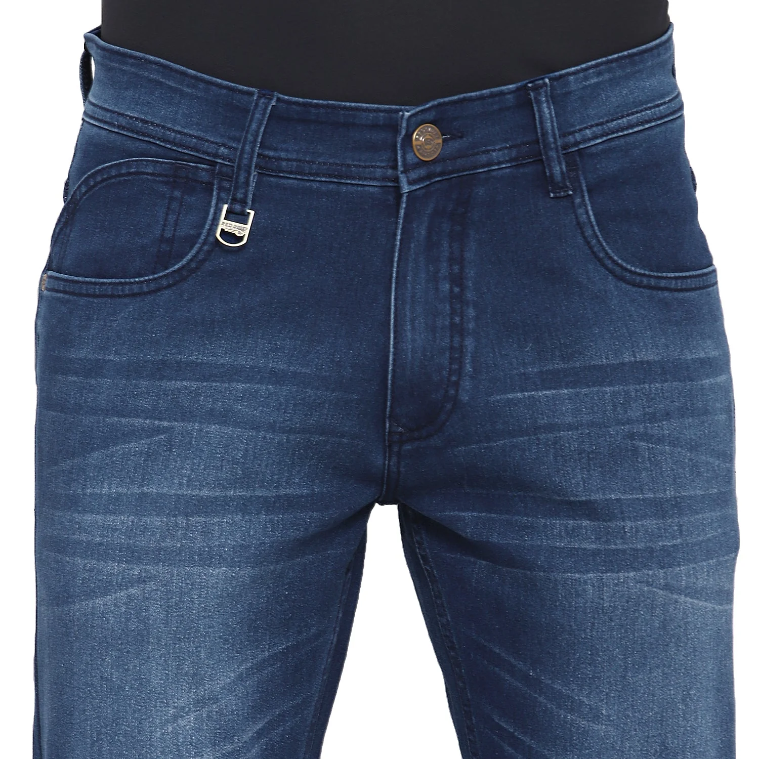 Red Chief Blue Solid Jeans for Men O-8560114 002 - Image 8