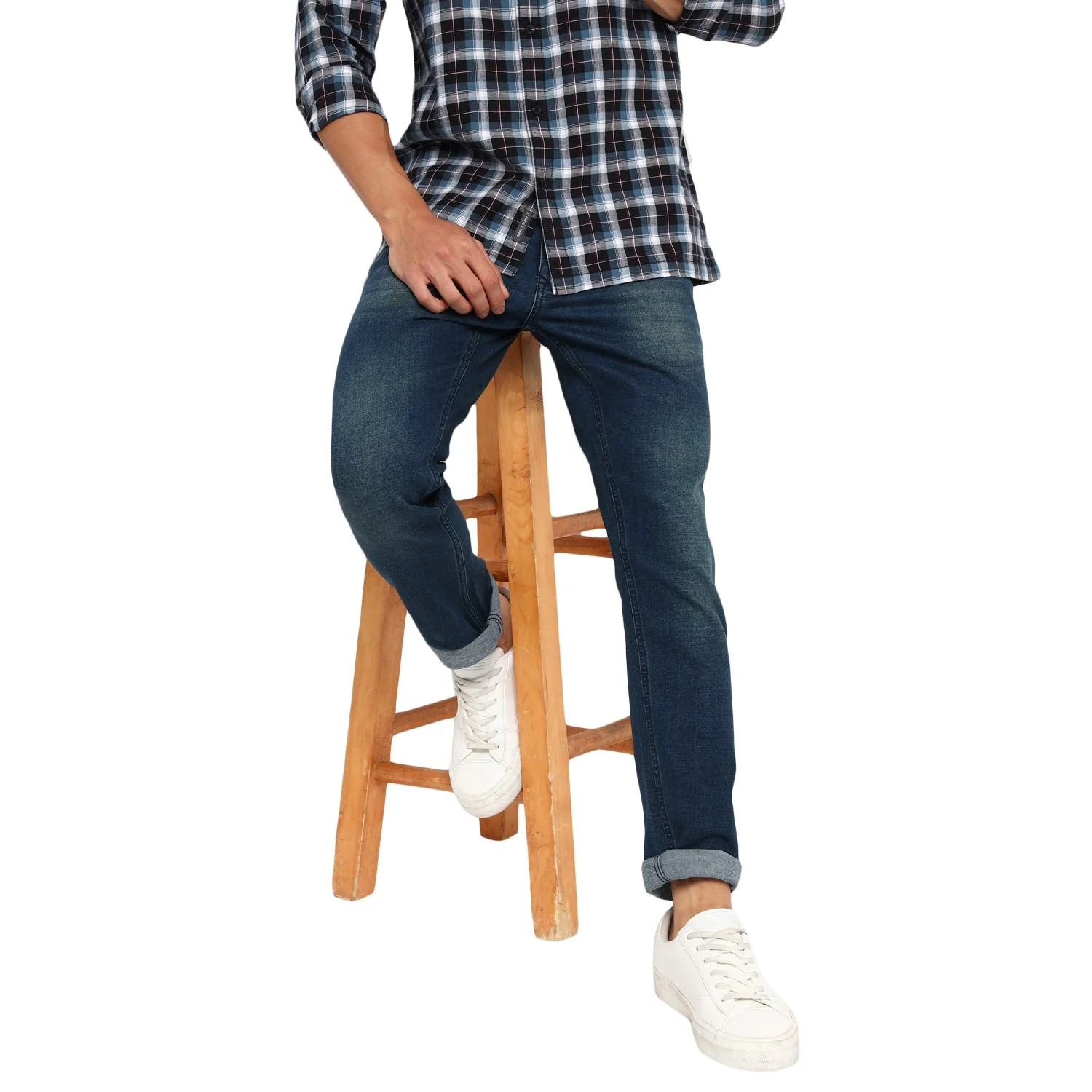 Red Chief Indigo/Blue Jeans for Men O-8560128 G00431 - Image 7