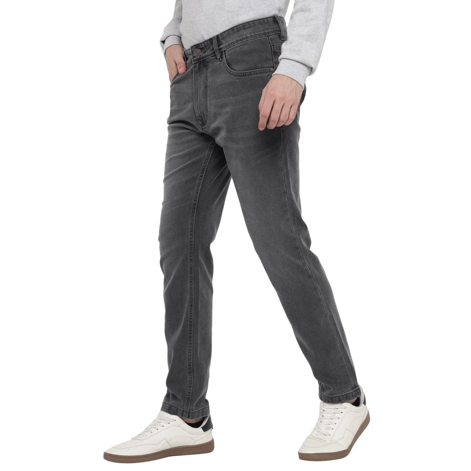 Red Chief Gray Jeans for Men O-8560132 005 - Image 5