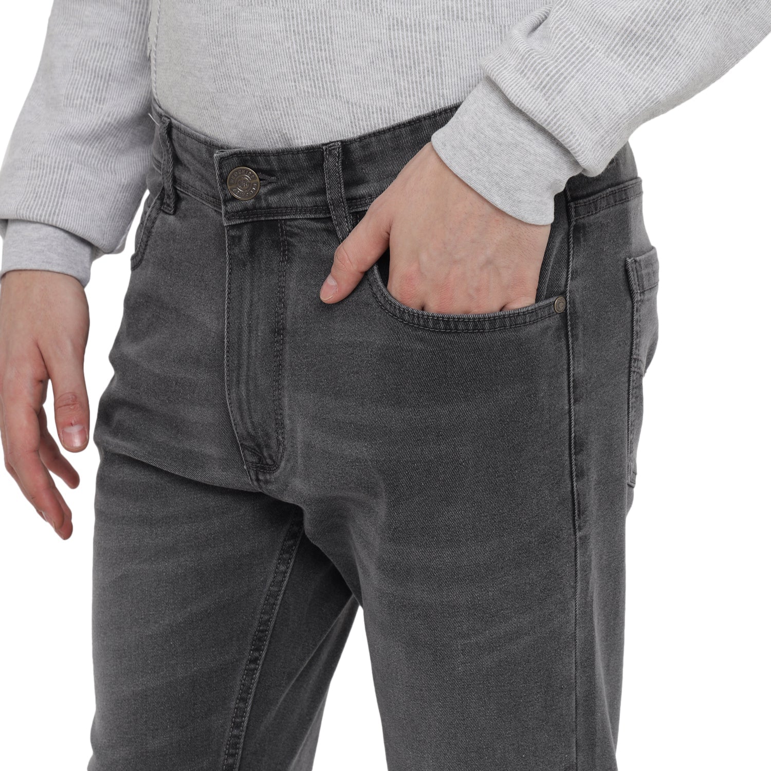 Red Chief Gray Jeans for Men O-8560132 005 - Image 8