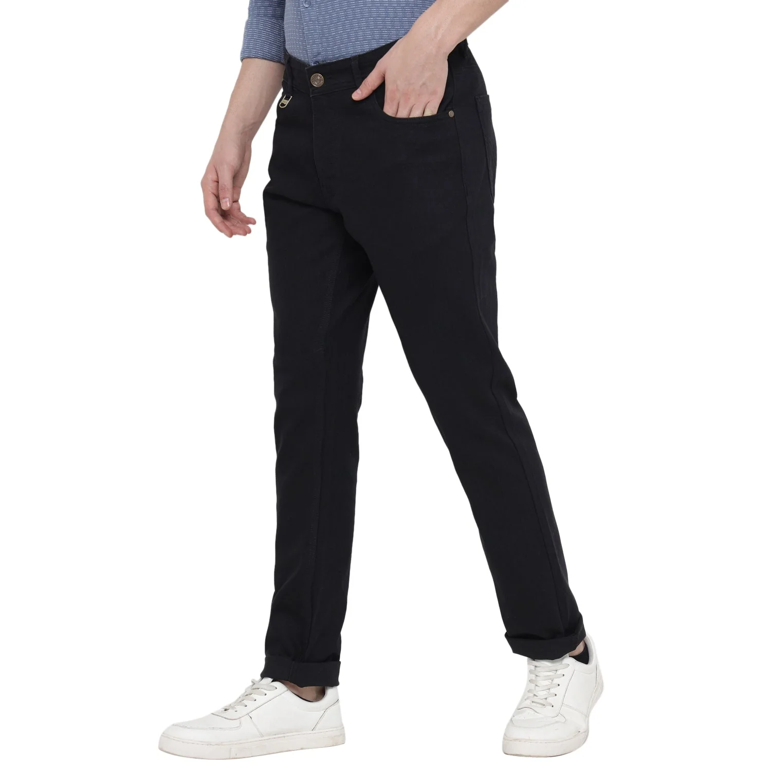 Red Chief Black Jeans for Men O-8560133 001 - Image 4