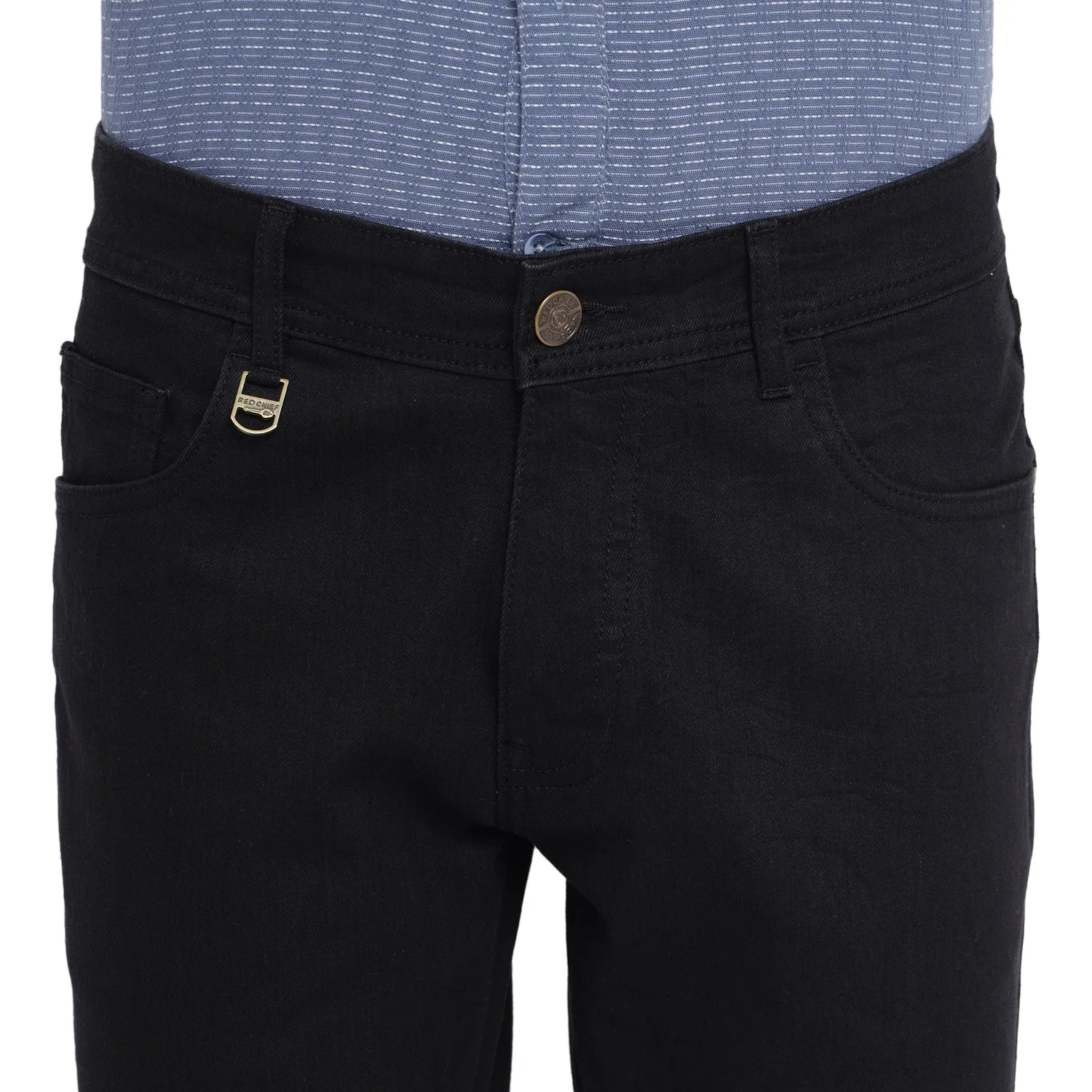 Red Chief Black Jeans for Men O-8560133 001 - Image 6
