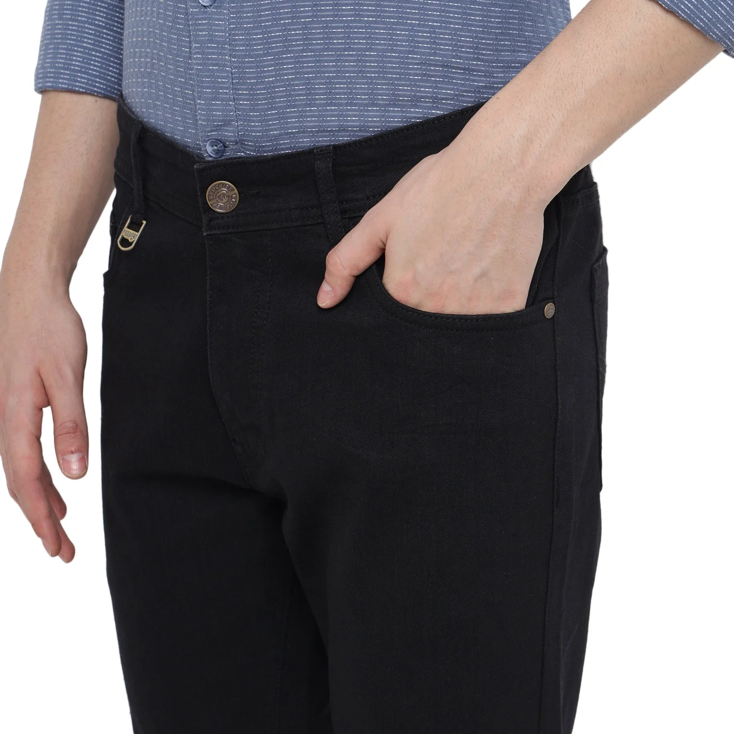 Red Chief Black Jeans for Men O-8560133 001 - Image 7