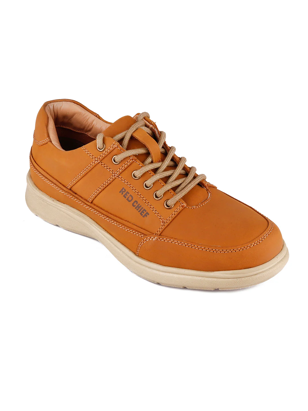 Red Chief Genuine Leather Low Ankle Lace Up Casual Sneaker Shoes For Men |RC3488 022 - Image 2