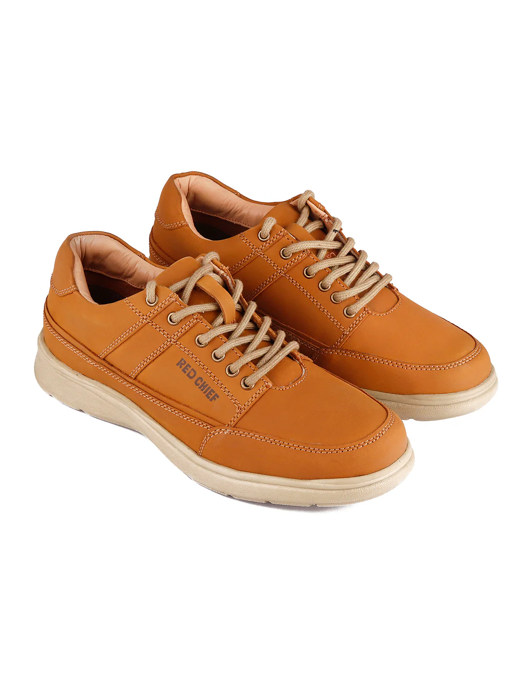 Red Chief Genuine Leather Low Ankle Lace Up Casual Sneaker Shoes For Men |RC3488 022 - Image 3