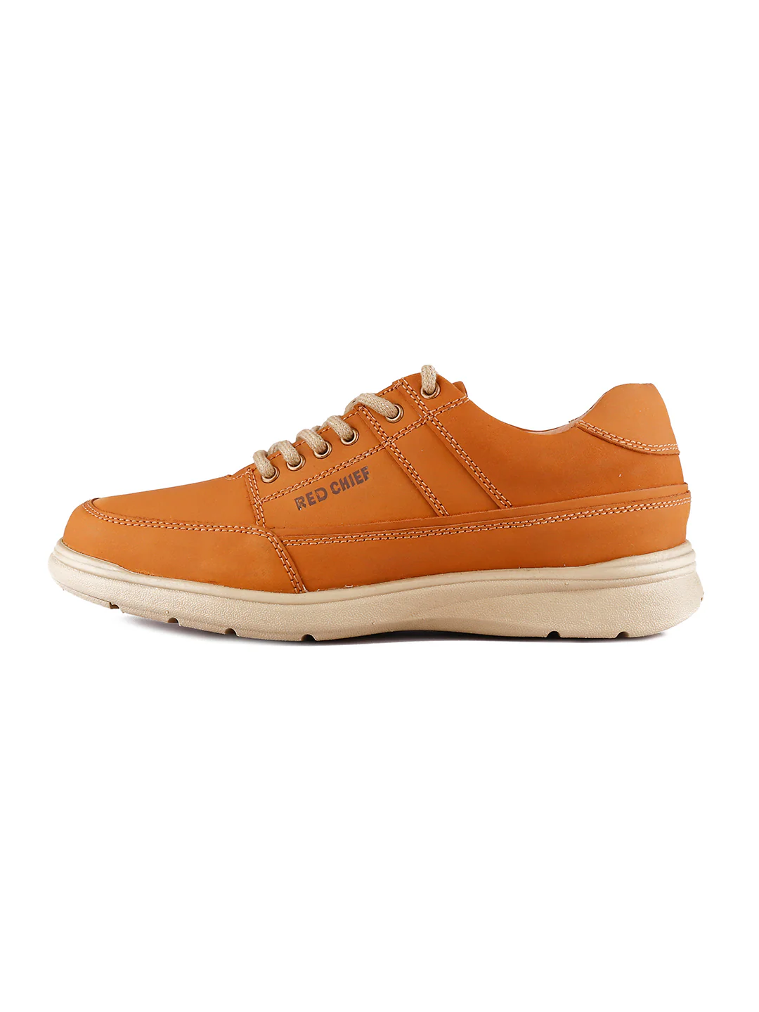 Red Chief Genuine Leather Low Ankle Lace Up Casual Sneaker Shoes For Men |RC3488 022 - Image 5