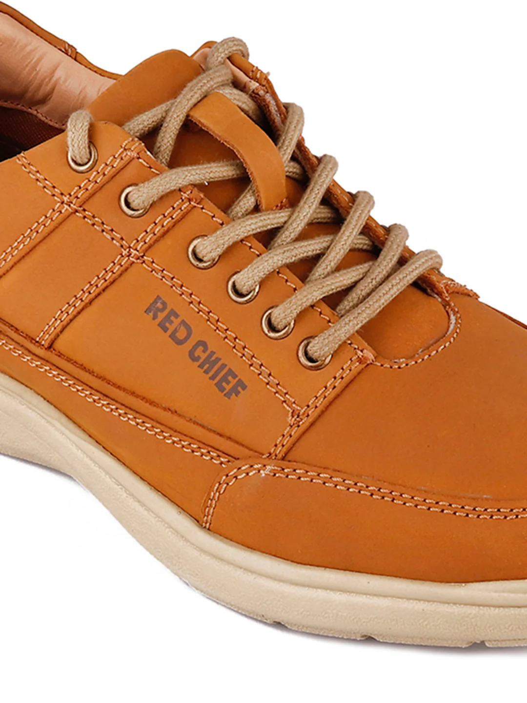 Red Chief Genuine Leather Low Ankle Lace Up Casual Sneaker Shoes For Men |RC3488 022 - Image 6