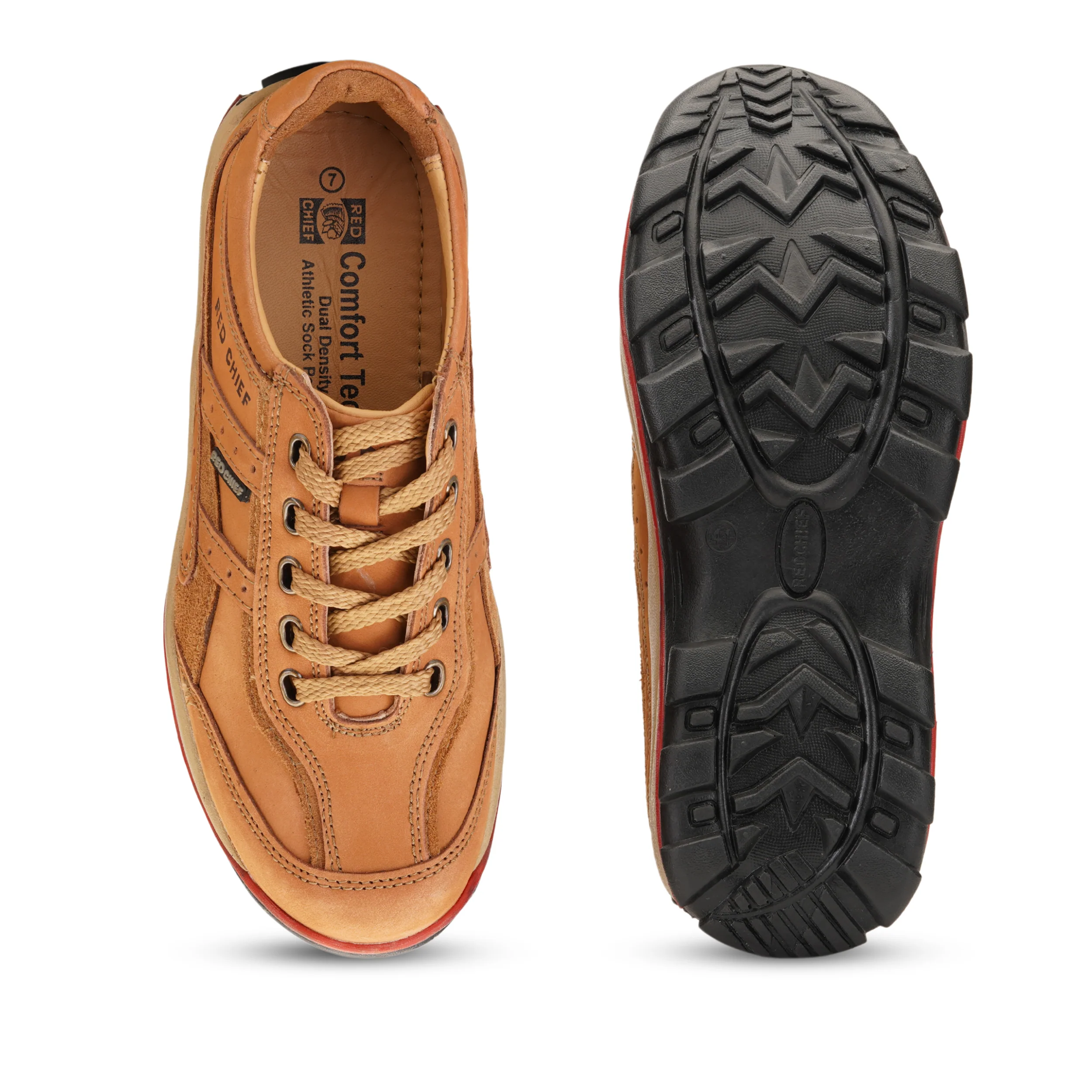 Red Chief Genuine Leather Low Ankle Lace Up Casual Fit Shoes For Men |RC2020 022 - Image 6