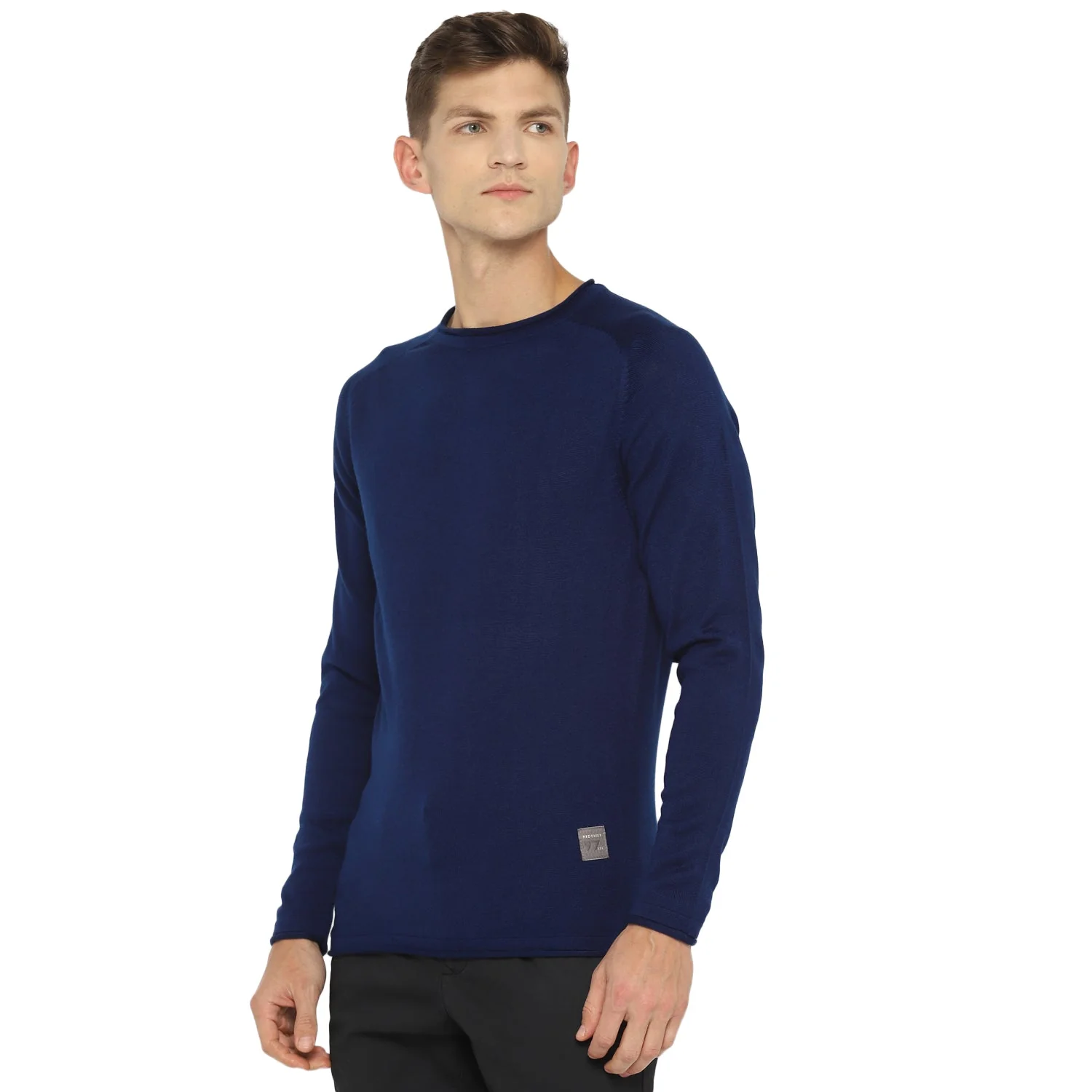 Red Chief Royal Blue Solid Sweater for Men O8410001 G0055 - Image 5