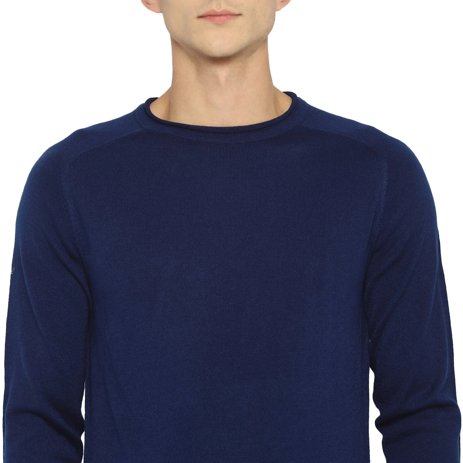 Red Chief Royal Blue Solid Sweater for Men O8410001 G0055 - Image 7