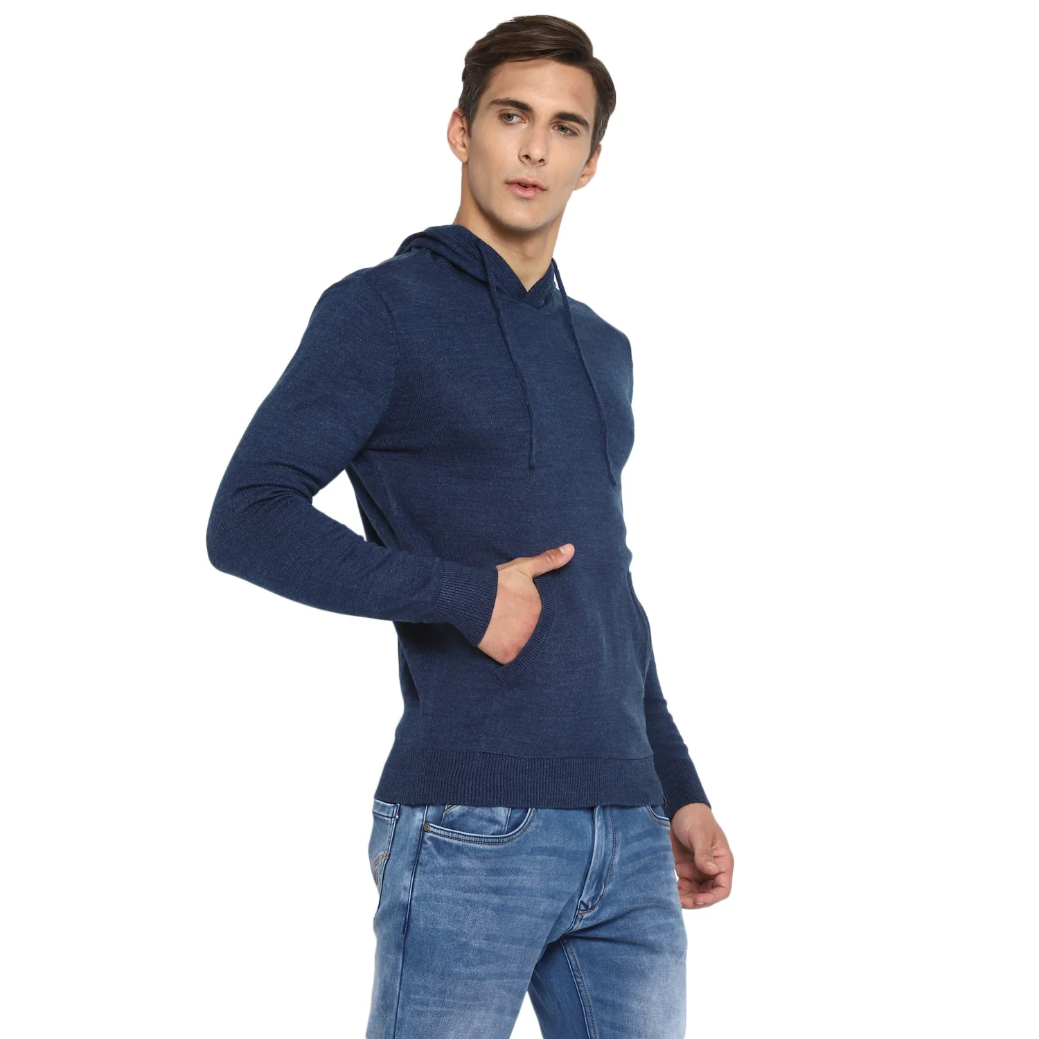 Red Chief Navy Solid Sweater for Men O8410002 156 - Image 6
