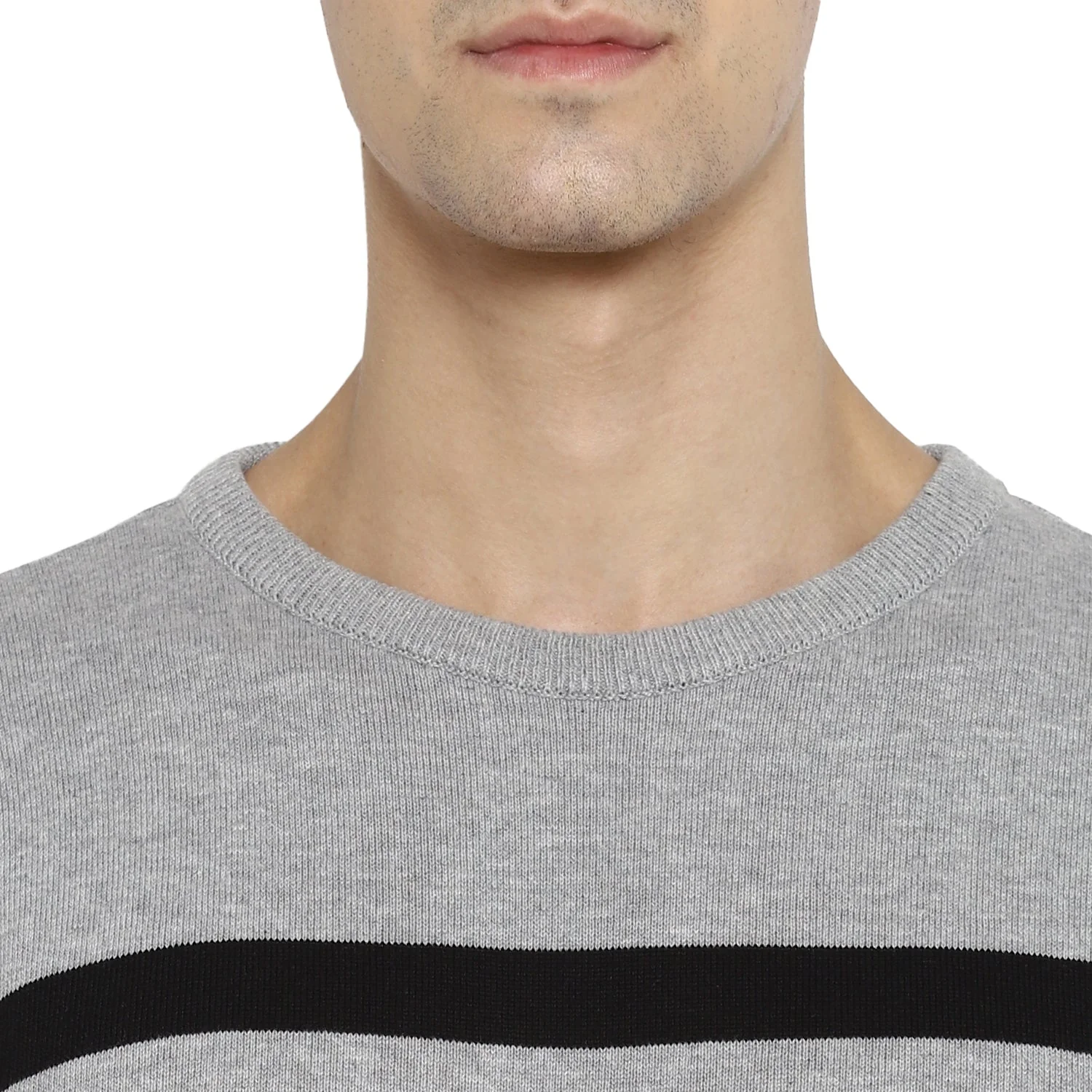 Red Chief Gray Millange Stripper Sweater for Men O8410005 G0024 - Image 7
