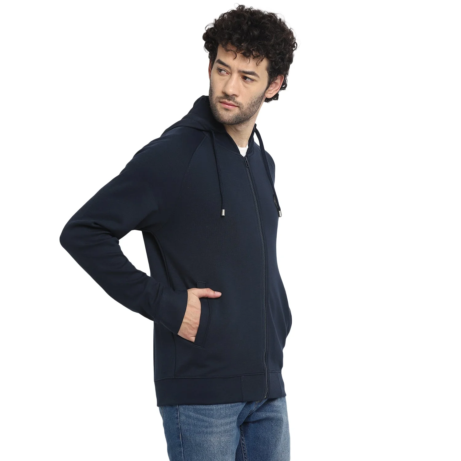 Red Chief Navy Solid Sweatshirt for Men 8310182 156 - Image 6
