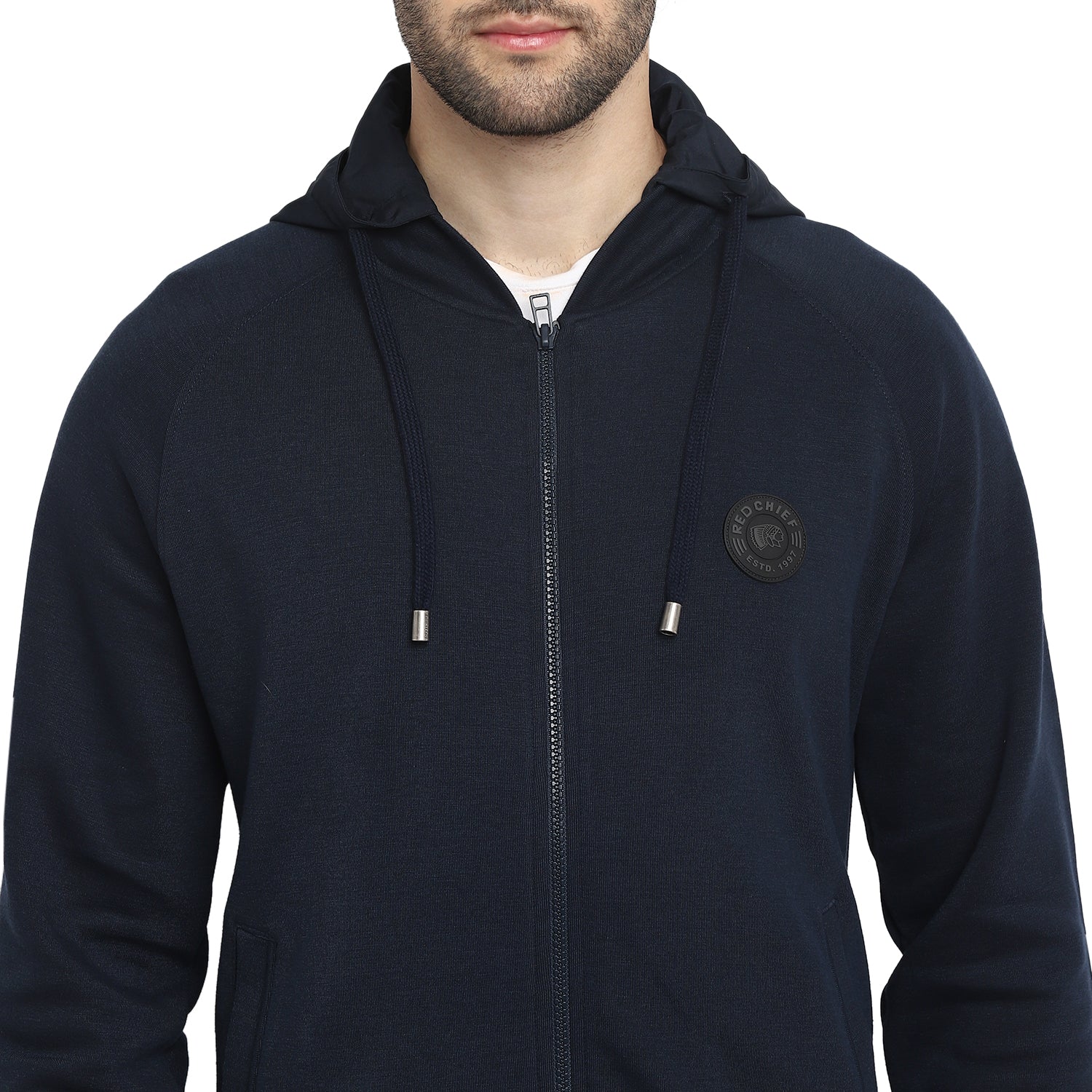 Red Chief Navy Solid Sweatshirt for Men 8310182 156 - Image 7