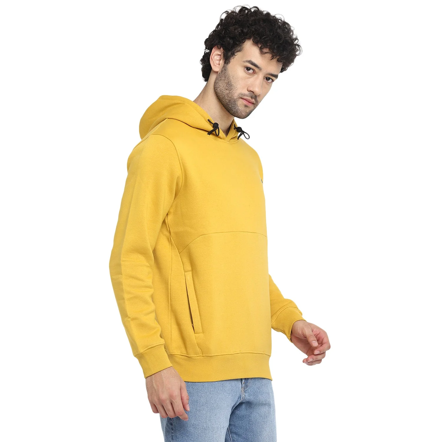 Red Chief Mustard Solid Sweatshirt for Men 8310187 426 - Image 6