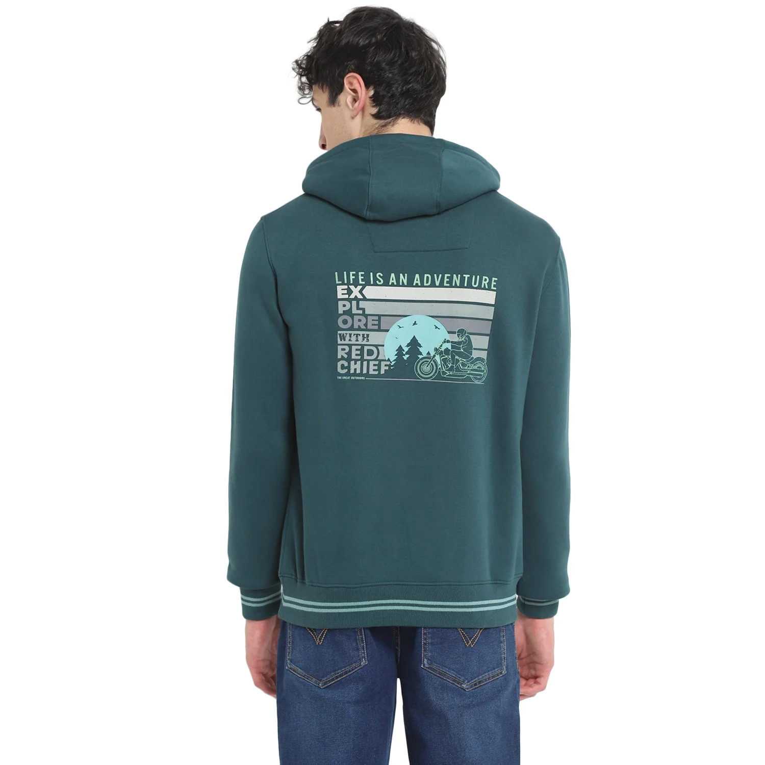 Red Chief Teal Green Sweatshirt for Men 8310188 G00438 - Image 4