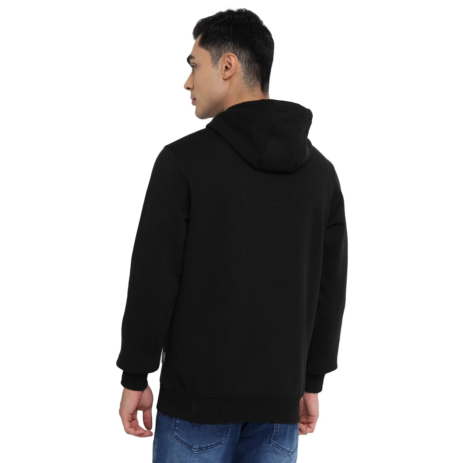 Red Chief Black Sweatshirt for Men 8310214 001 - Image 4