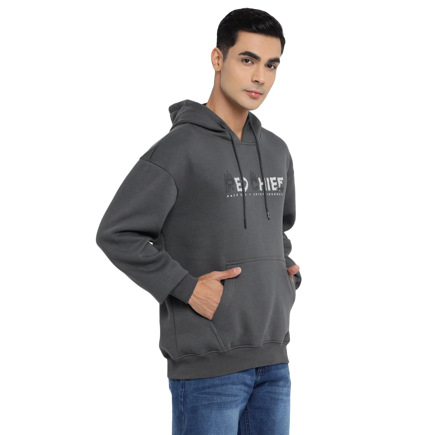 Red Chief Gray Sweatshirt for Men 8310215 005 - Image 6