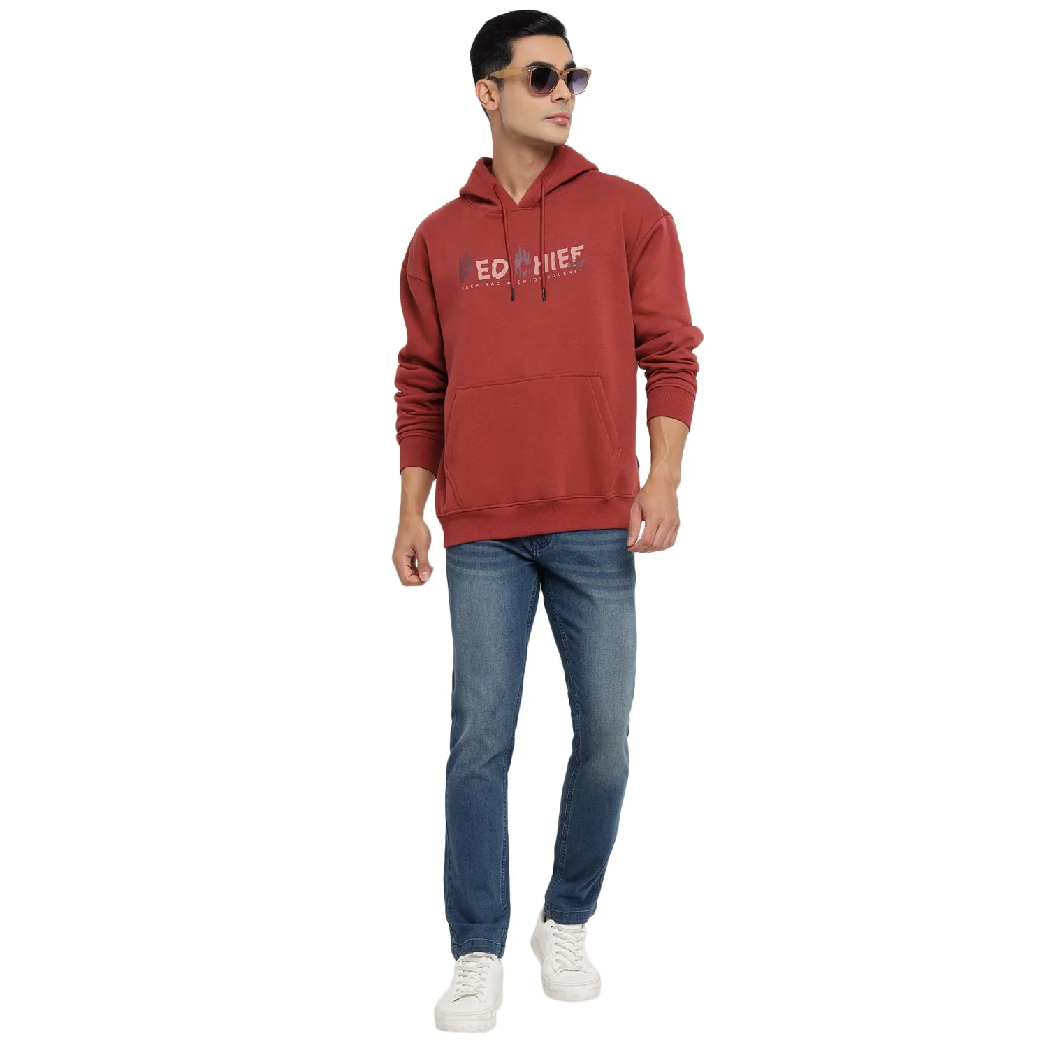Red Chief Rust Sweatshirt for Men 8310215 022 - Image 3