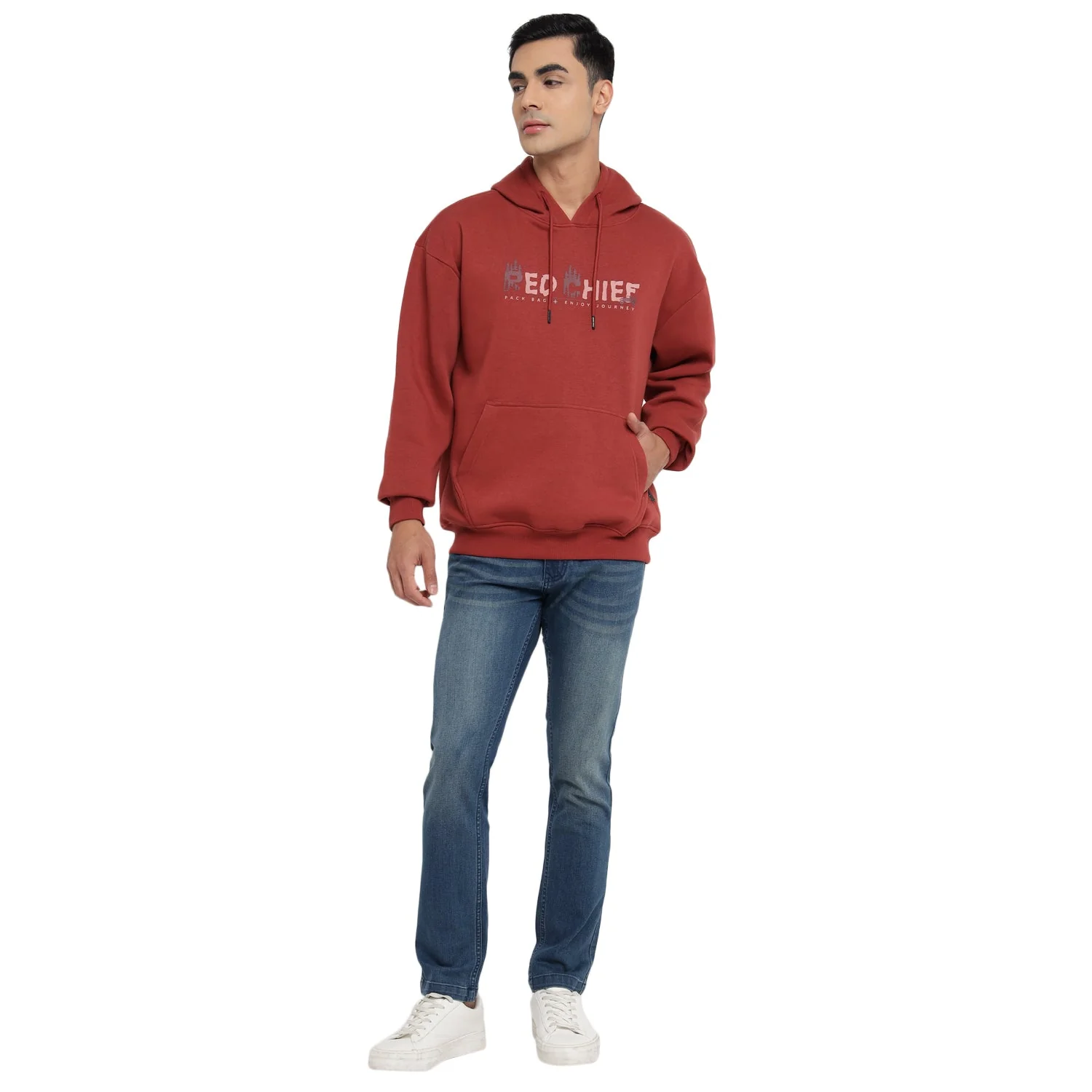 Red Chief Rust Sweatshirt for Men 8310215 022 - Image 4