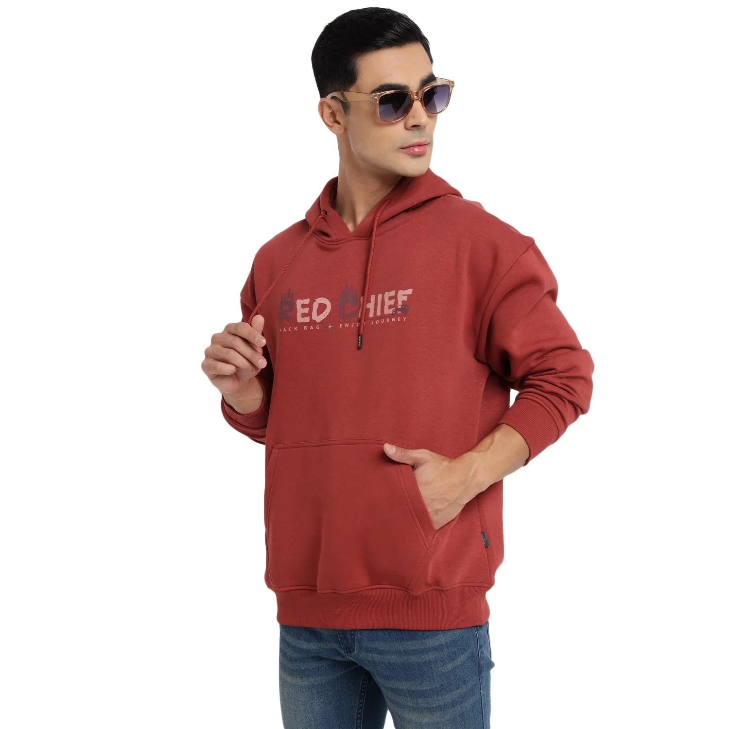 Red Chief Rust Sweatshirt for Men 8310215 022 - Image 9