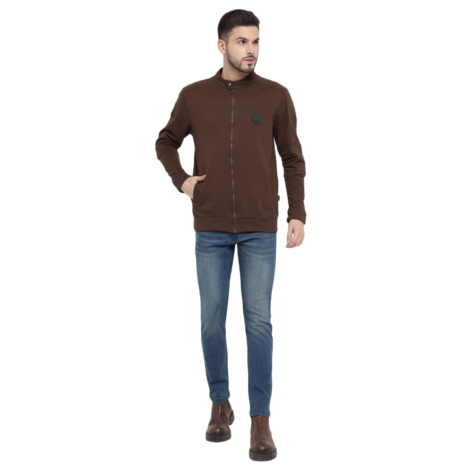 Red Chief Brown Sweatshirt for Men 8310216 003 - Image 11