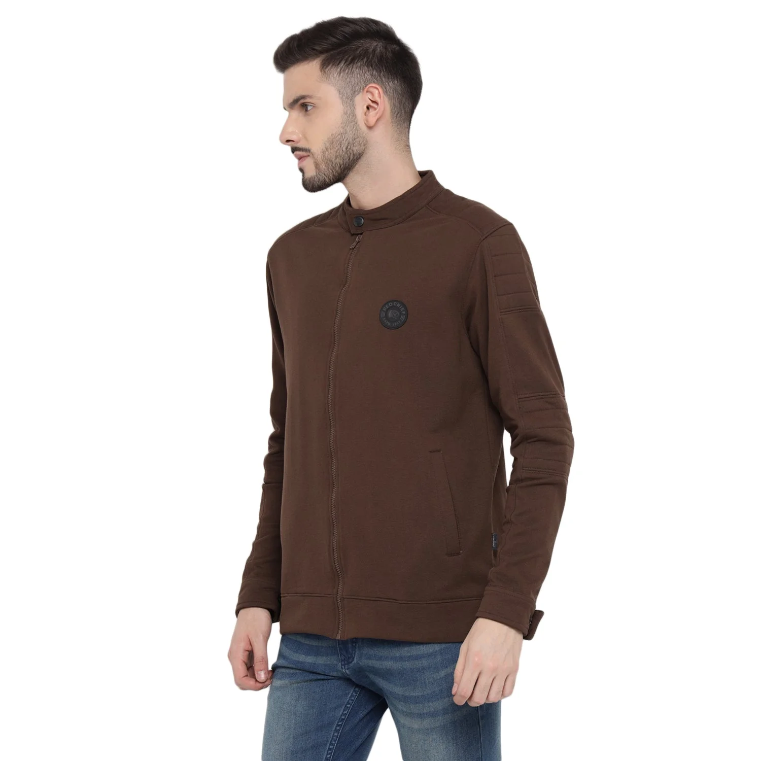Red Chief Brown Sweatshirt for Men 8310216 003 - Image 3