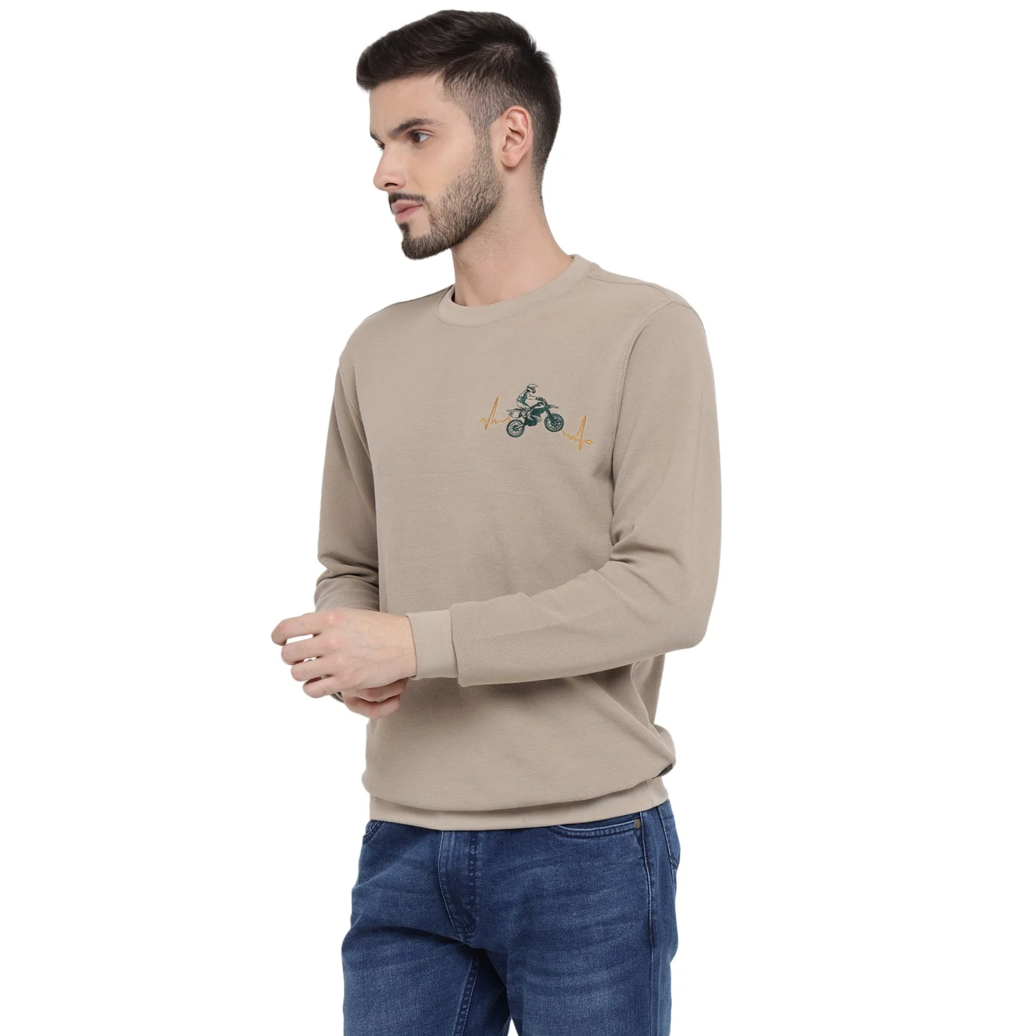 Red Chief Fawn Sweatshirt for Men 8310218 G0016 - Image 10