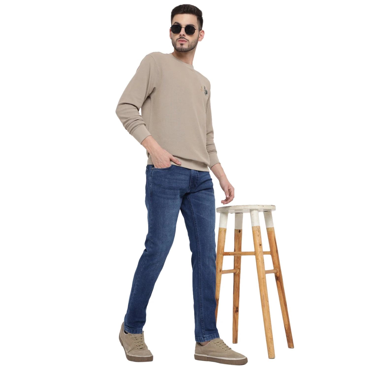 Red Chief Fawn Sweatshirt for Men 8310218 G0016 - Image 7