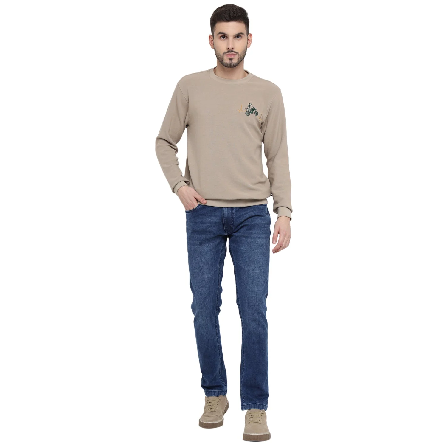 Red Chief Fawn Sweatshirt for Men 8310218 G0016 - Image 8