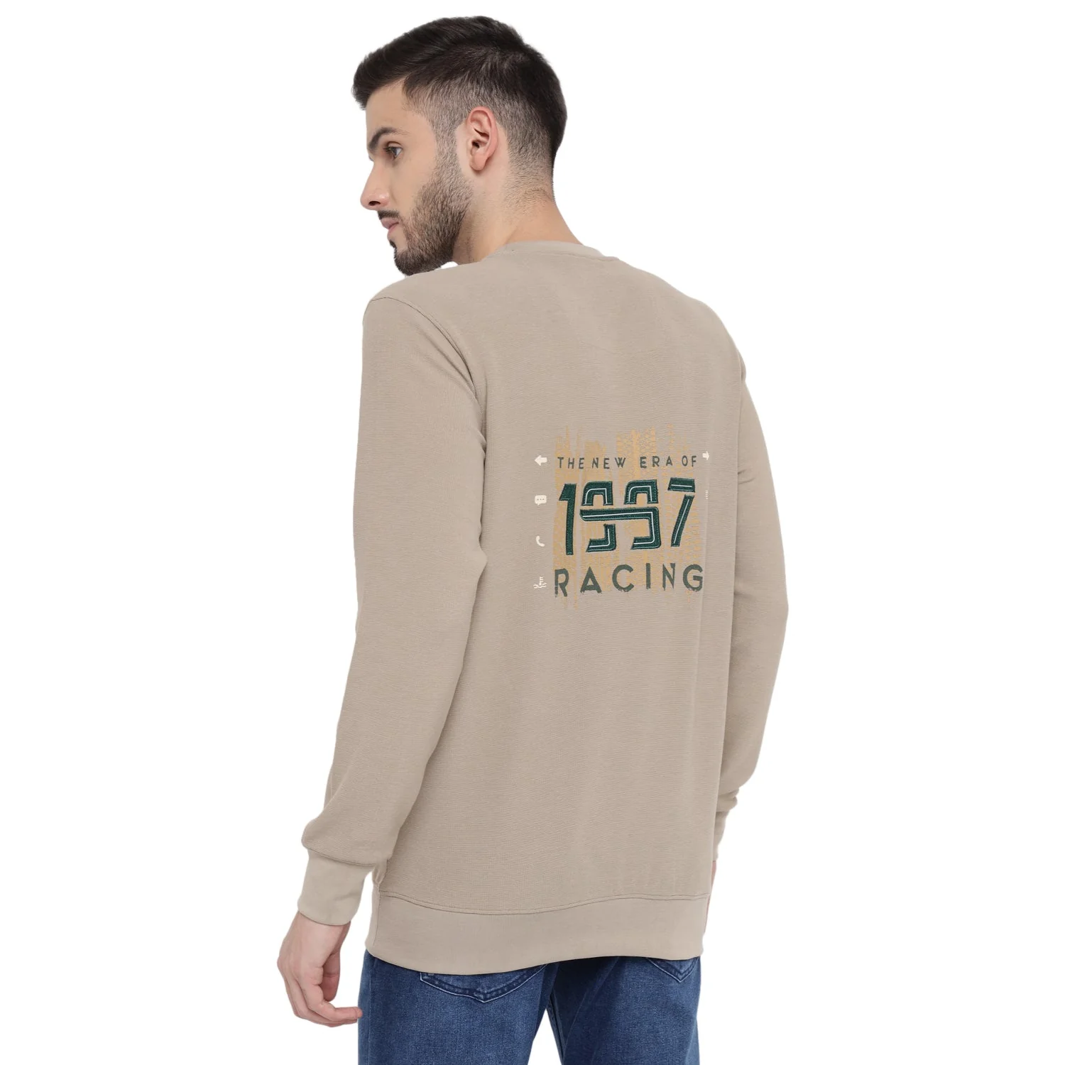 Red Chief Fawn Sweatshirt for Men 8310218 G0016 - Image 9