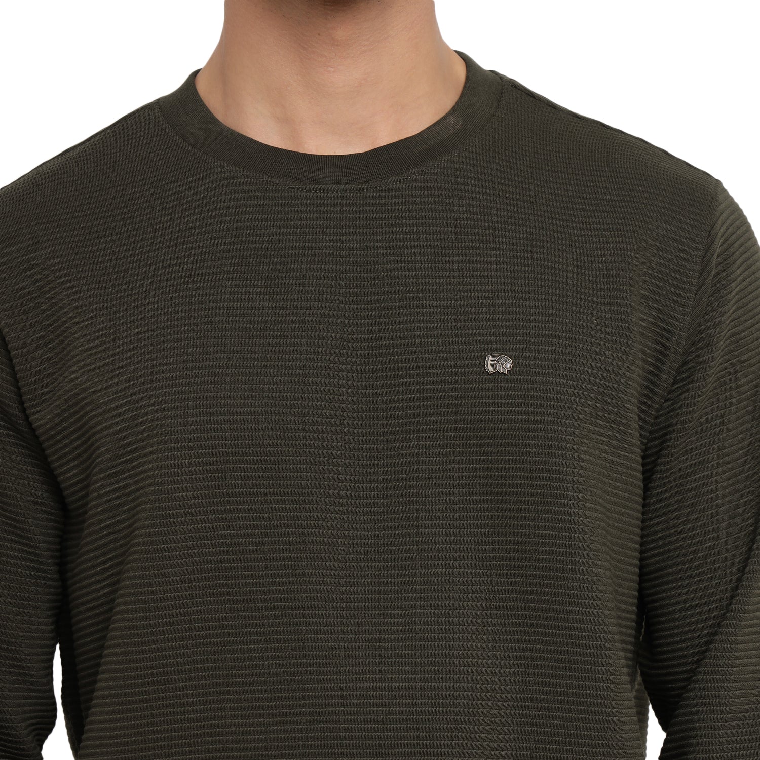 Red Chief Olive Sweatshirt for Men 8310220 124 - Image 5
