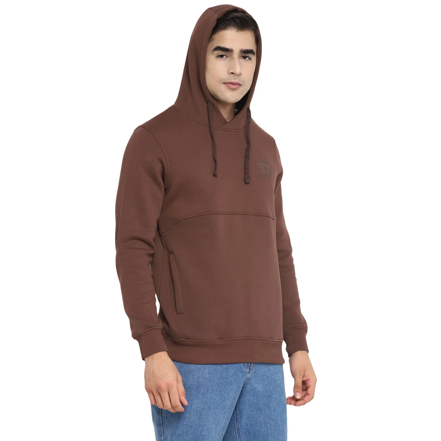Red Chief Brown Solid Sweatshirt for Men O8310020 003 - Image 6