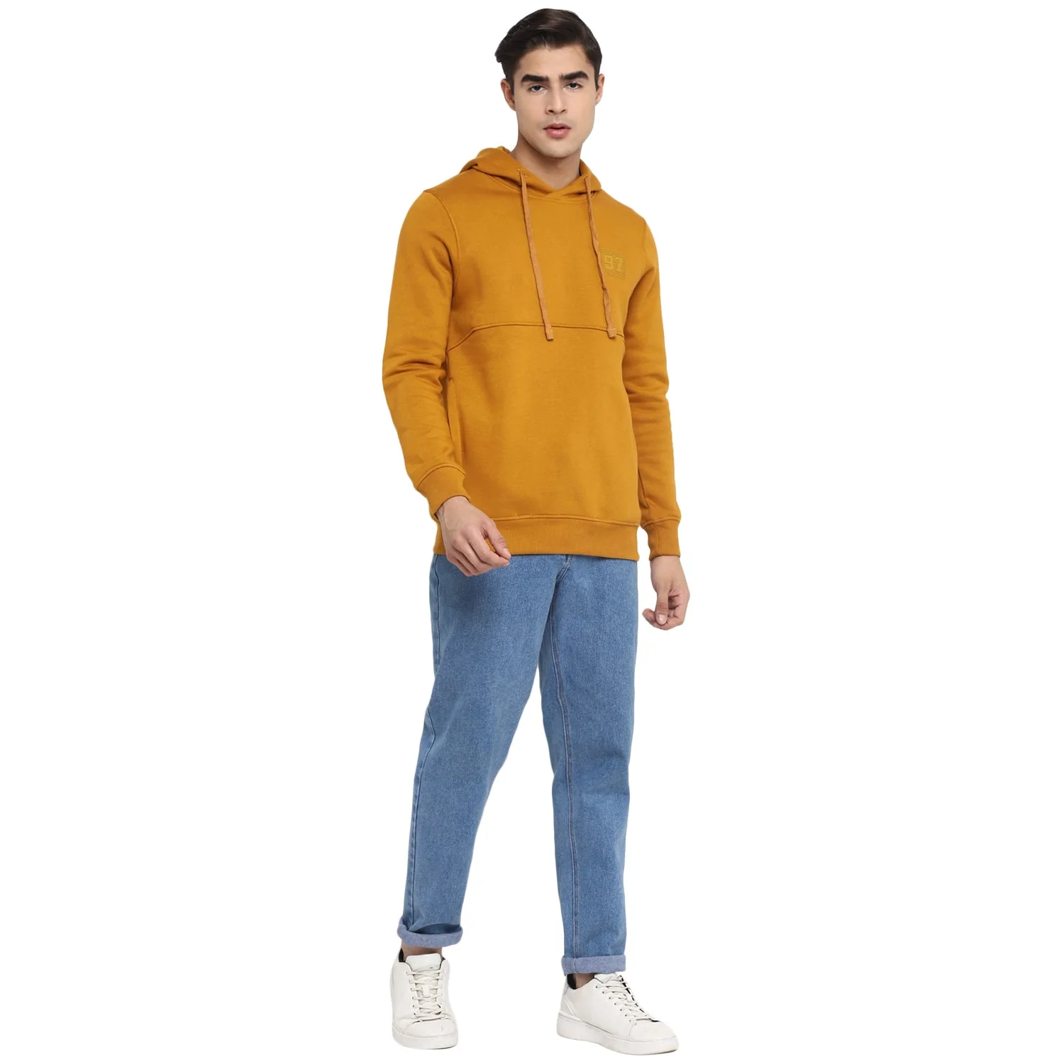 Red Chief Dyelow Solid Sweatshirt for Men O8310020 166 - Image 3