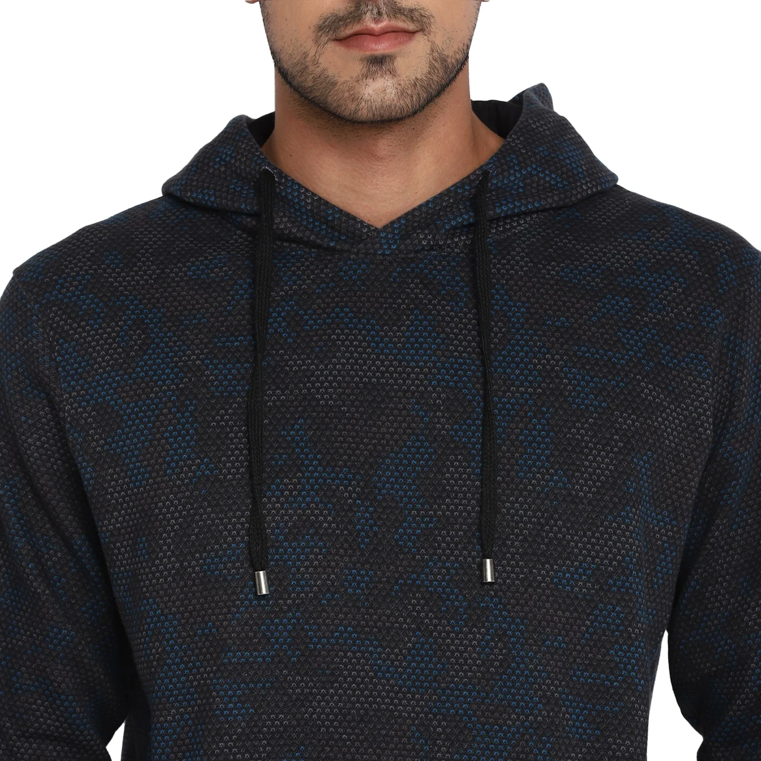 Red Chief Blue Solid Sweatshirt for Men O8310021 002 - Image 7