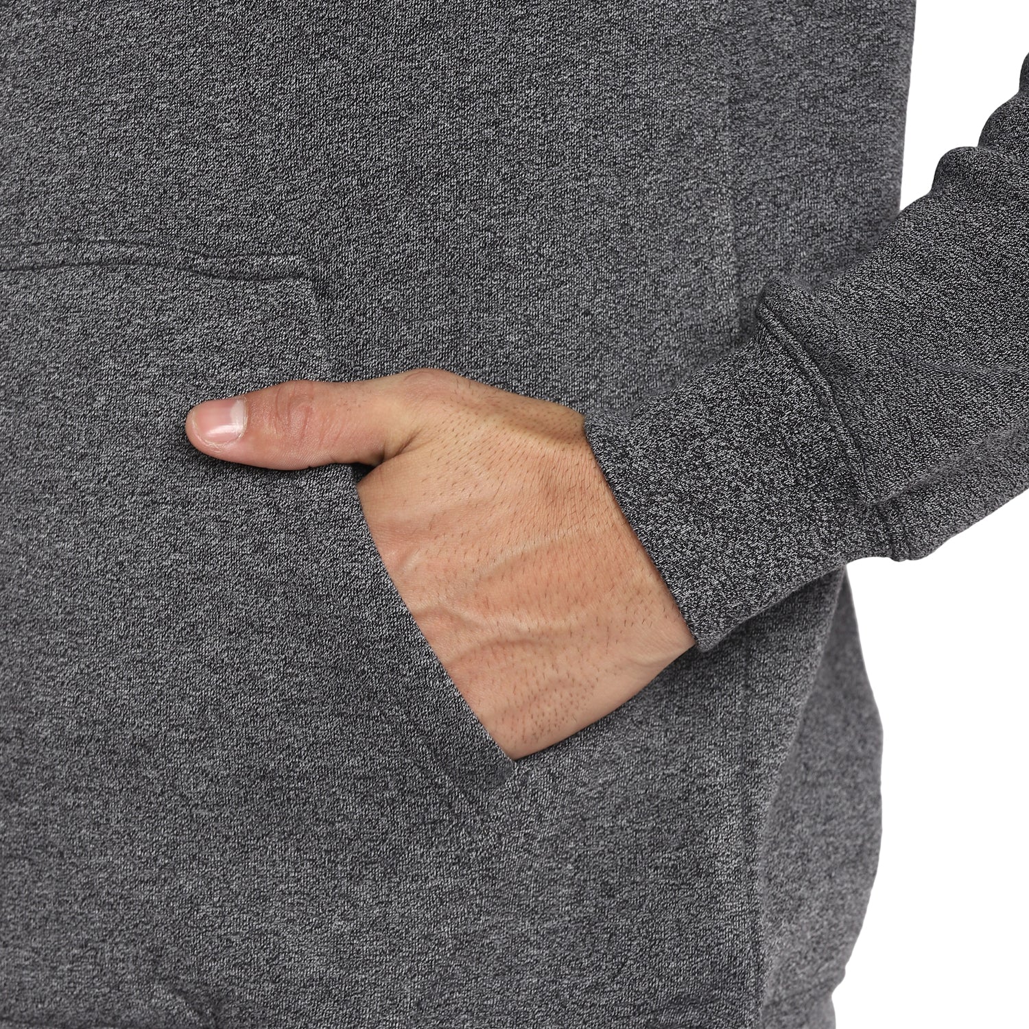 Red Chief Black/Gray Texture Sweatshirt for Men O8310027 104 - Image 9