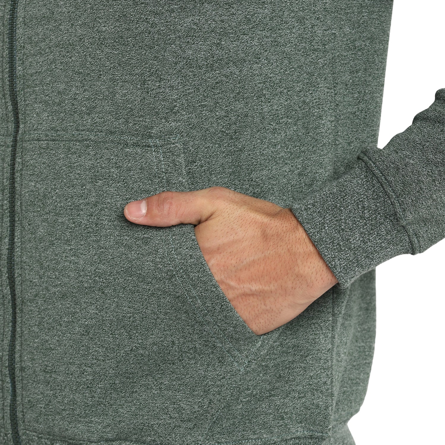 Red Chief Olive Texture Sweatshirt for Men O8310027 124 - Image 9