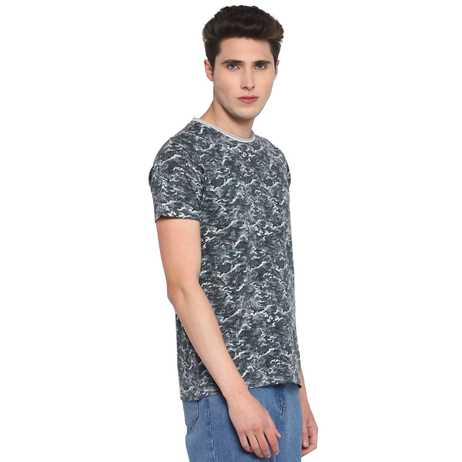 Red Chief Blue Camo T-Shirt for Men 8220250 002 - Image 6