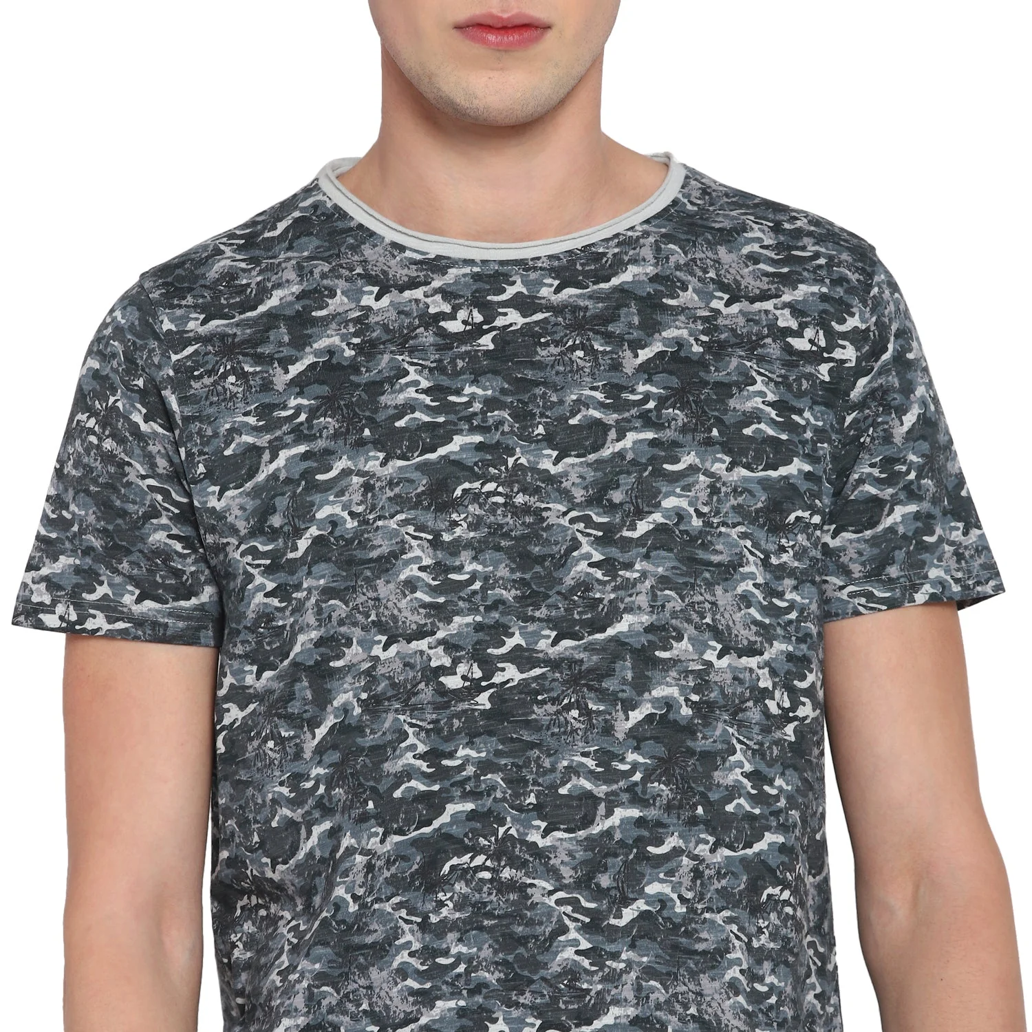 Red Chief Blue Camo T-Shirt for Men 8220250 002 - Image 7
