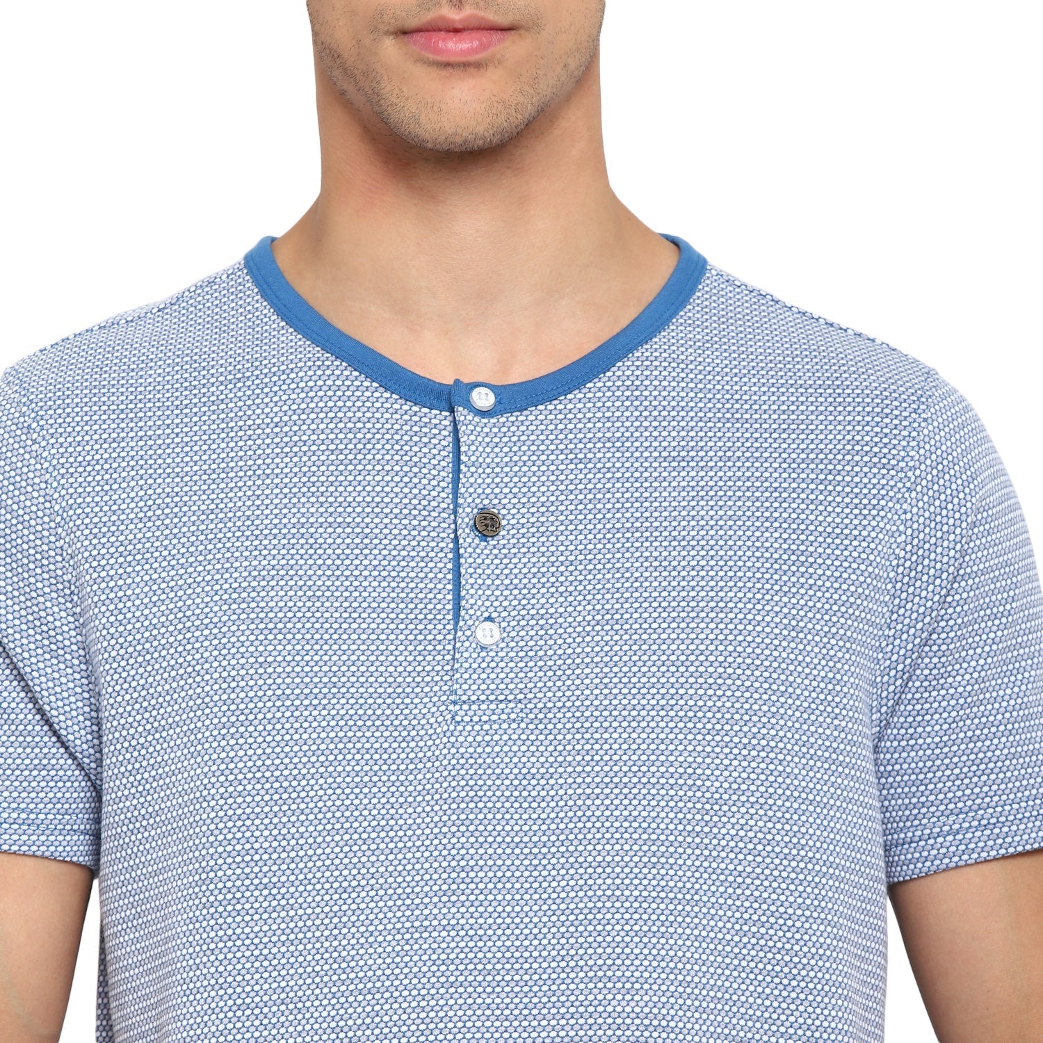 Red Chief Blue/White/Gray Texture T-Shirt for Men 8220254 G00123 - Image 7