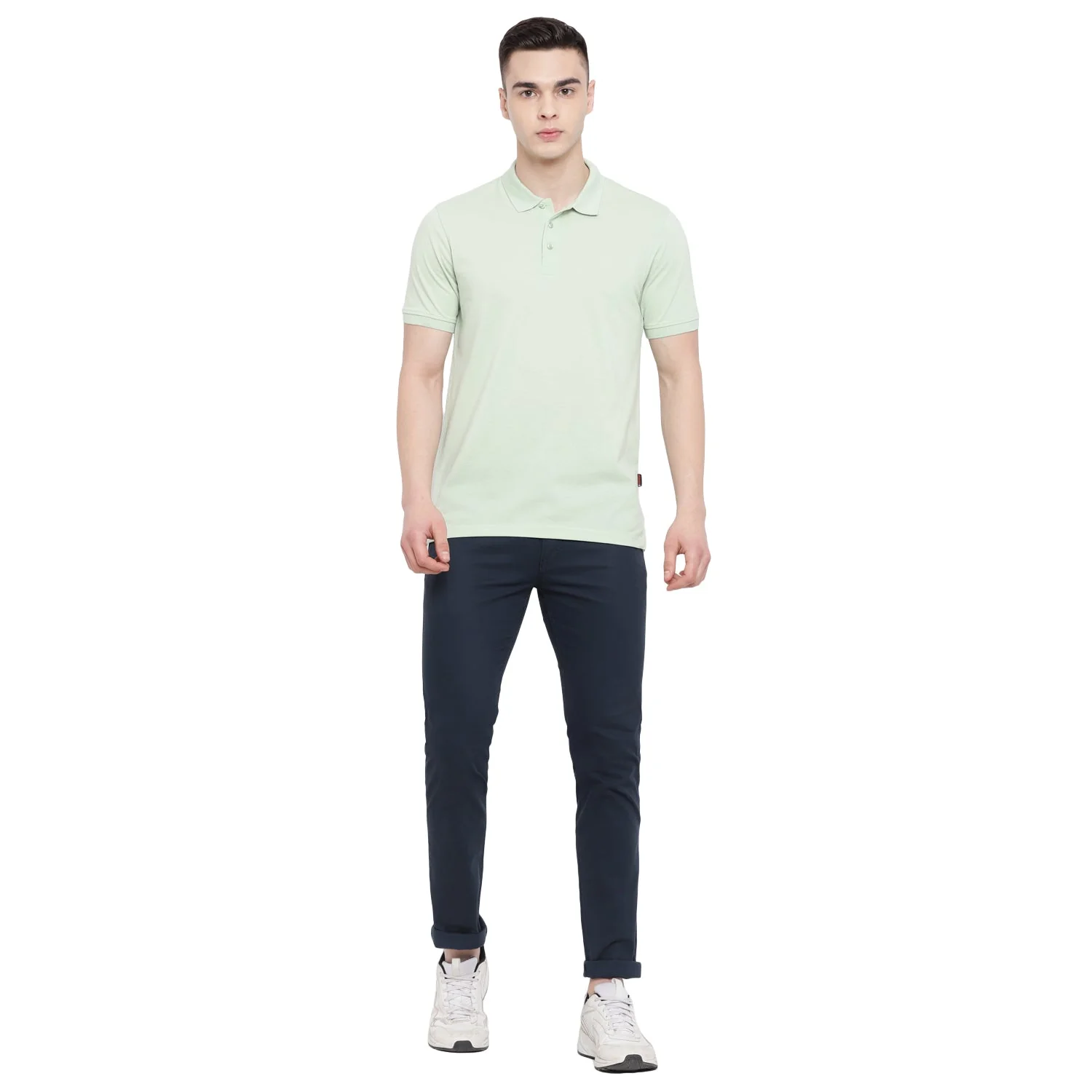 Red Chief Light Green T-Shirt for Men O-8220051 024 - Image 2