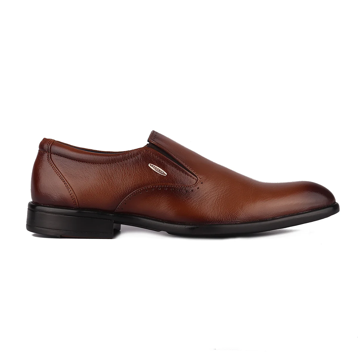 Red Chief Leather Low Ankle Slip On Tan Formal Shoes For Men |RC1945 006 - Image 5