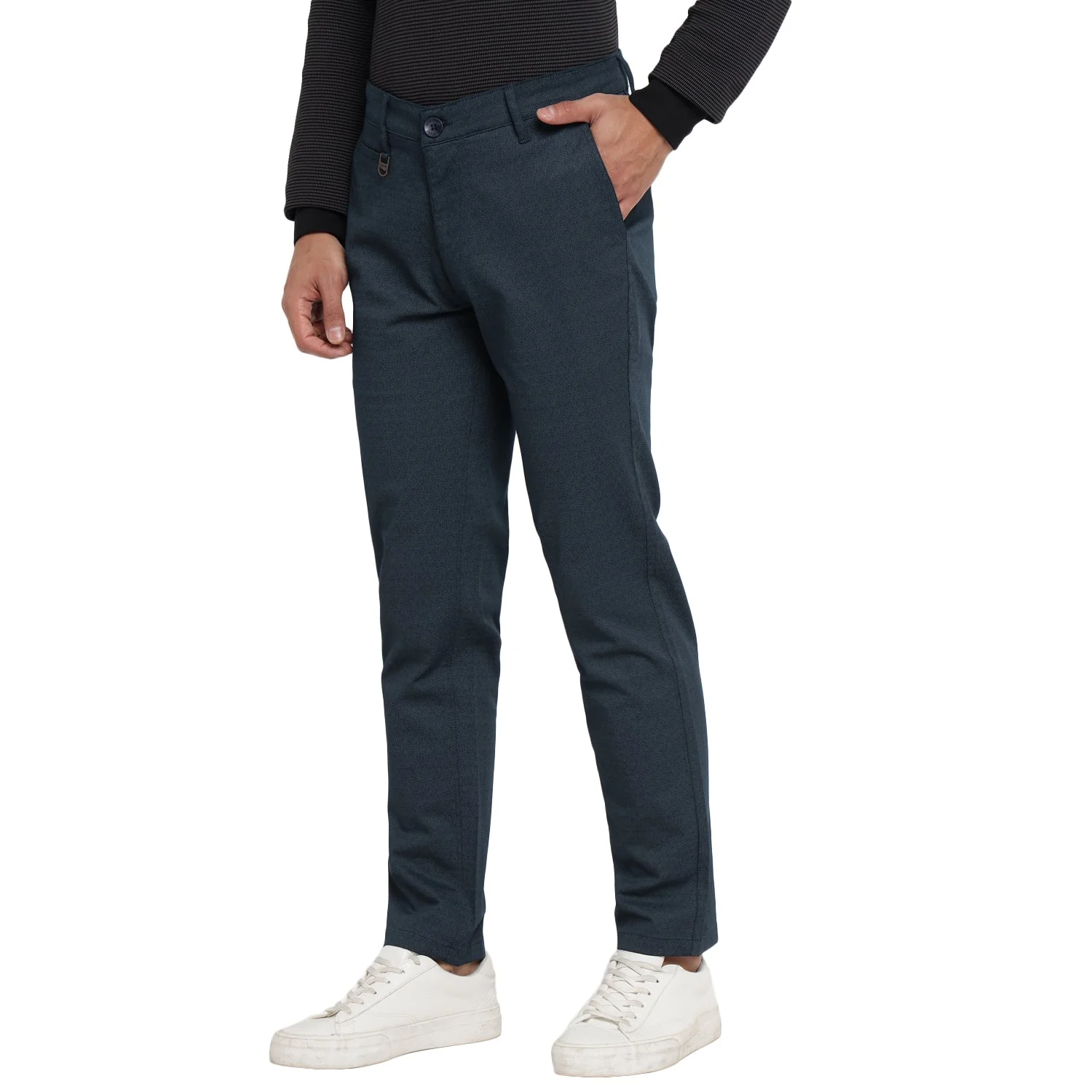 Red Chief Navy Trouser for Men T8560160 156 - Image 5
