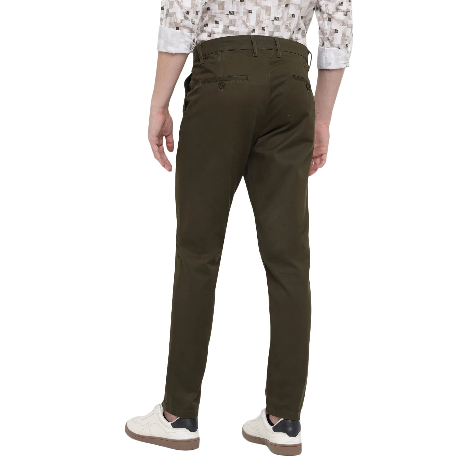 Red Chief Olive Trouser for Men T8560161 124 - Image 4