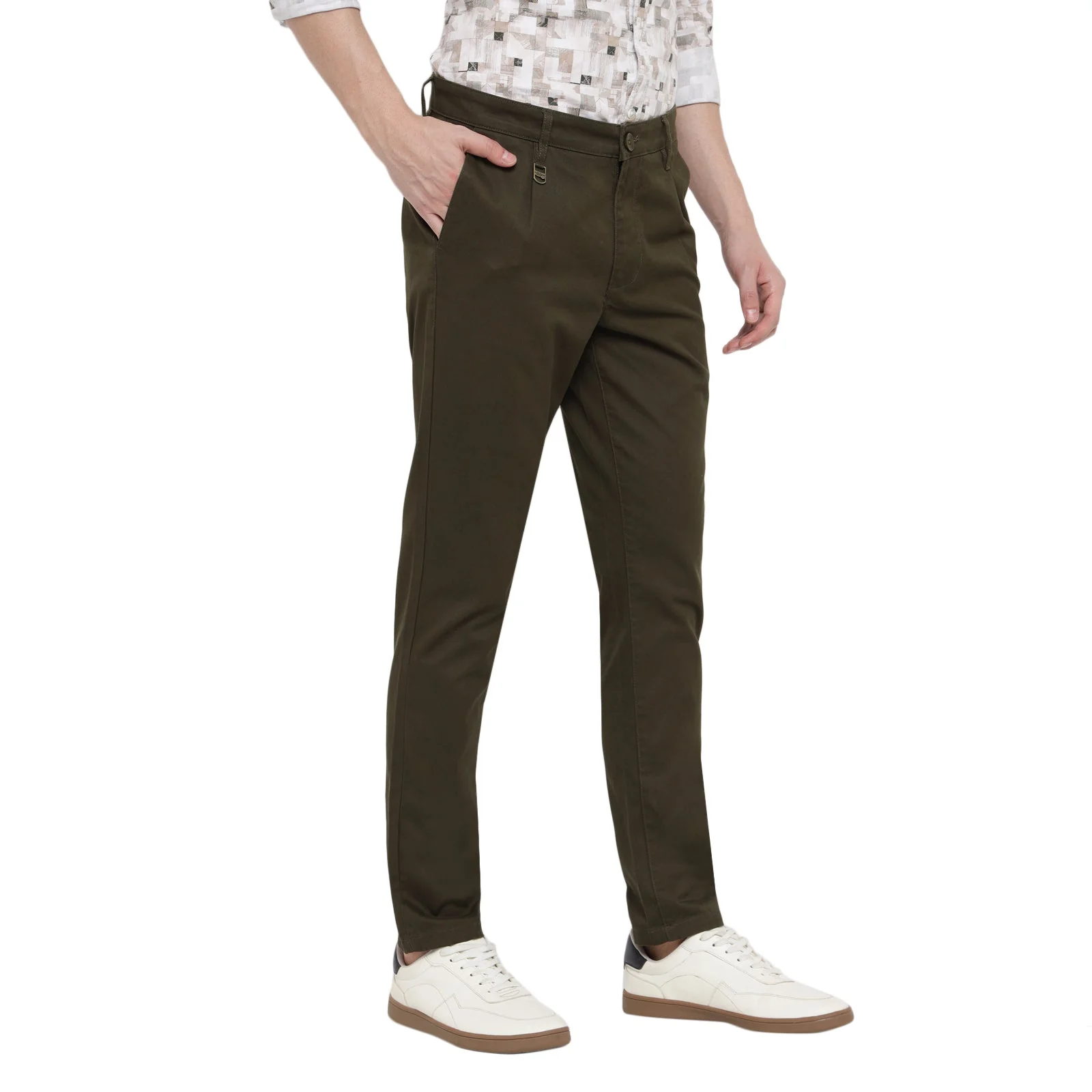 Red Chief Olive Trouser for Men T8560161 124 - Image 6