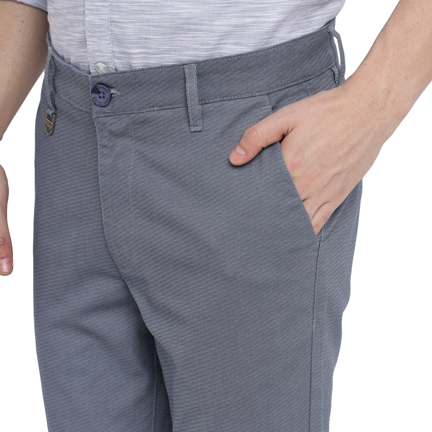 Red Chief White/Blue Trouser for Men T8560162 157 - Image 8