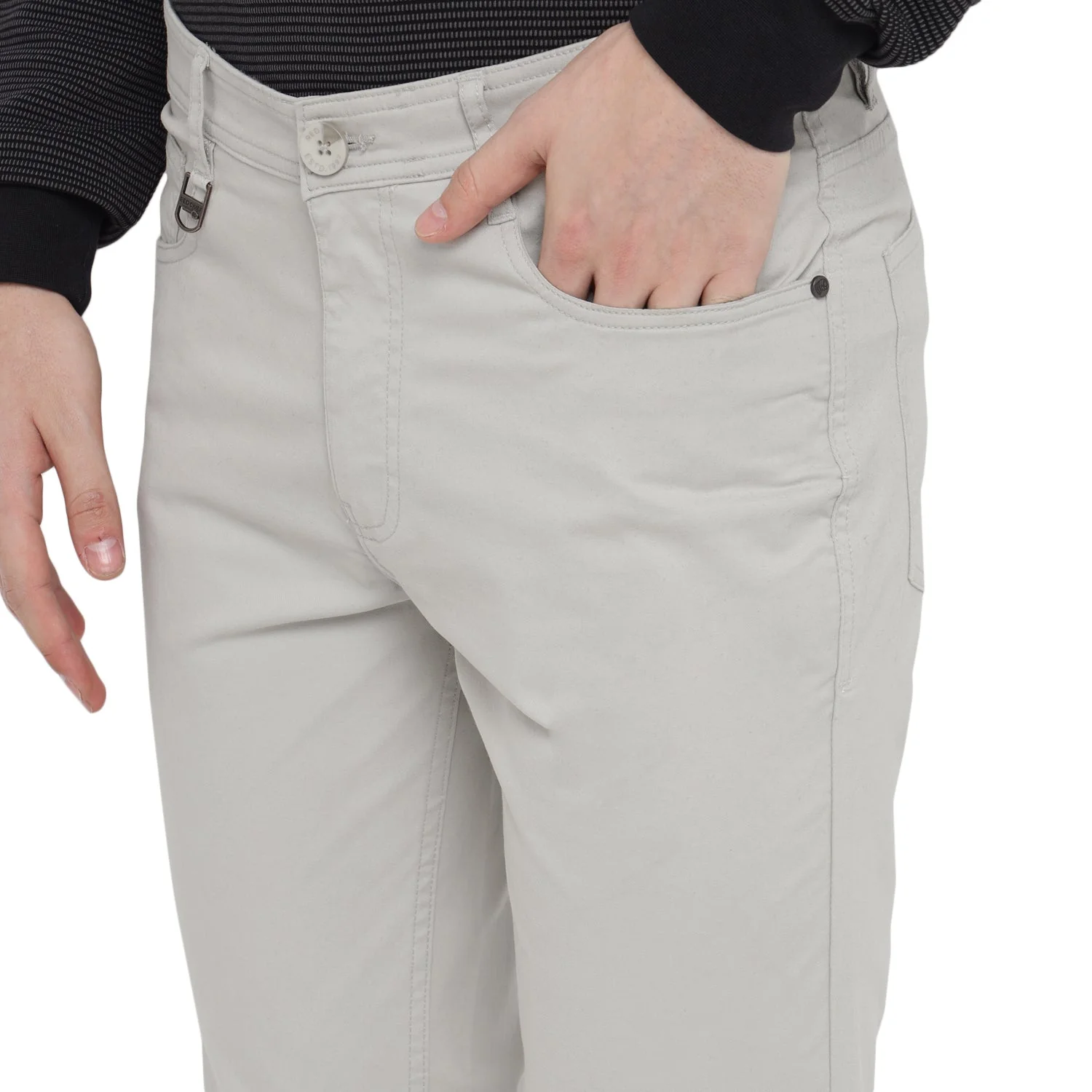 Red Chief Gray Trouser for Men T8560164 005 - Image 8